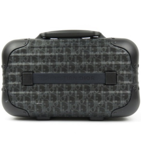 Christian Dior Rimowa Collaboration Limited Travel Bag Handbag Aluminum Black - Picture 2 of 16